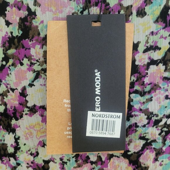 Vero Moda Vmina Inga Ditzy Floral Short Babydoll Ruffle Dress Nordstrom NEW - Picture 12 of 16